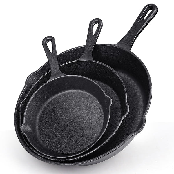 Heritage Cast Iron Skillet Set (3-Piece