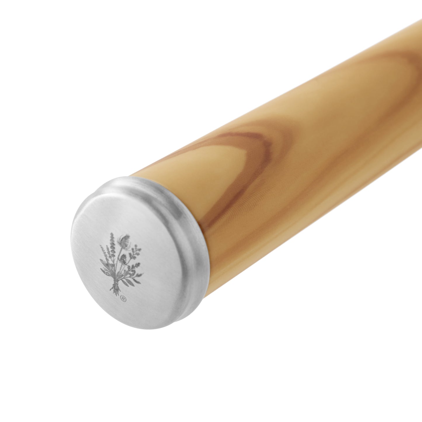 Stainless Steel Slotted Turner, Olivewood